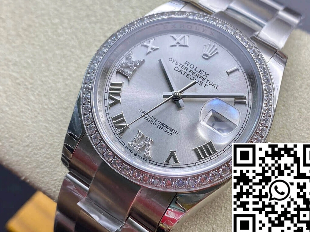 EW M126284RBR-0022 Rolex Factory Diamond-set Datejust Bezel 0214